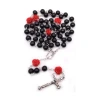 6mm pearl rose rosine necklace, wedding prayer beads details Picture